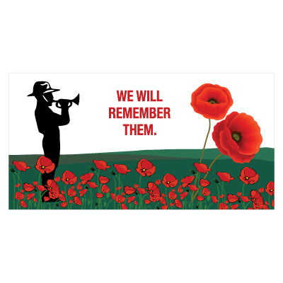ANZAC Lest We Forget Flag