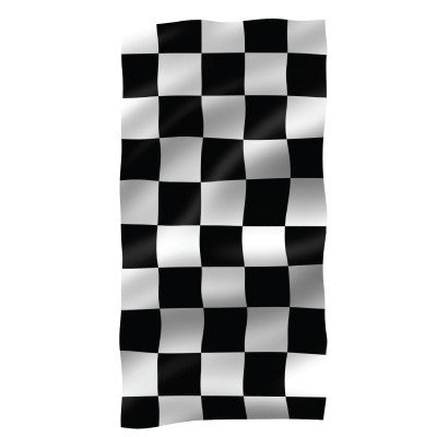 Checkered Vertical Flag