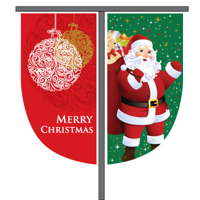 Christmas Street Banners