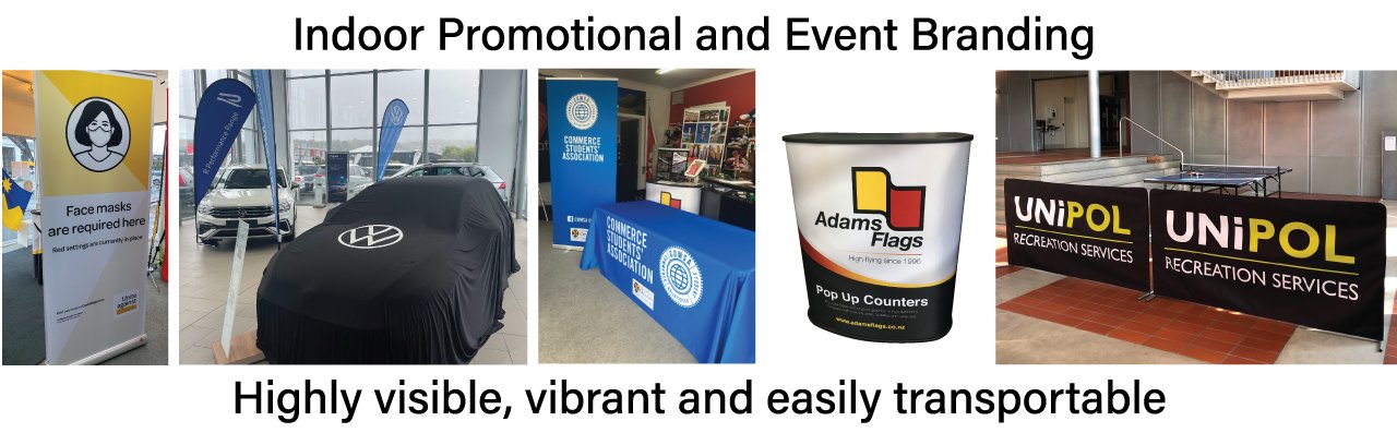 Indoor event expo signage